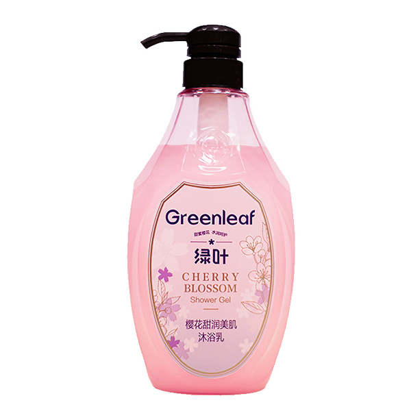 (Кол-во в коробке 20 шт) Greenleaf Гель для душа "Сладкая вишня" 580 мл