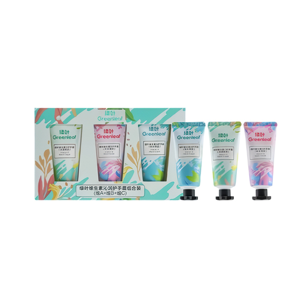 Greenleaf Комбинированный увлажняющий крем для рук с витаминами, 30 г*3